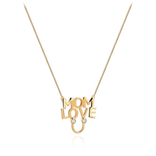 Colar corrente venesiana ouro amarelo 18k e diamantes 1