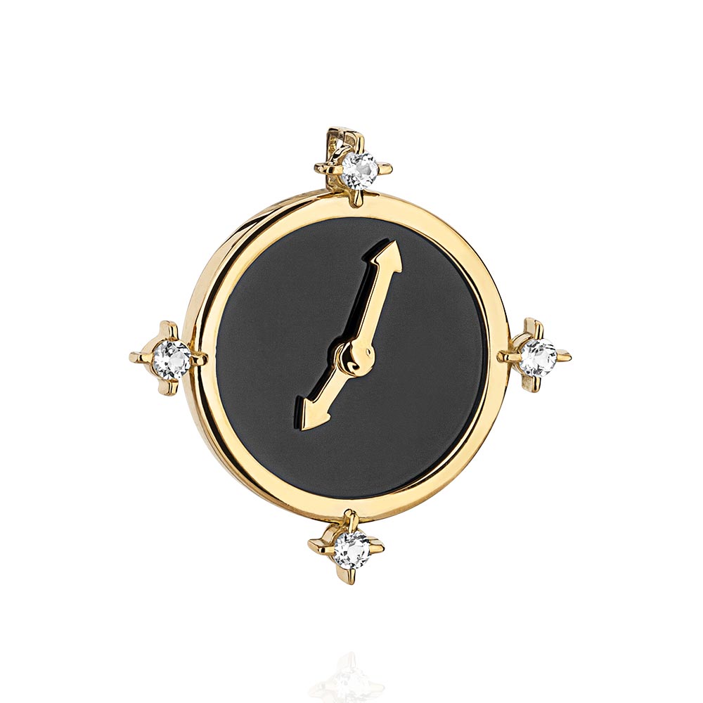 Make your time black ouro 18k